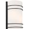 Access Lighting Cassi, 2 Light Wall Sconce, Matte Black Finish, Opal Glass 20416-MBL/OPL - alternate 2